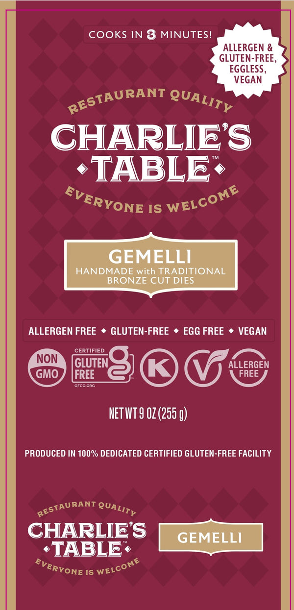 Gemelli Foodservice 8 Pack (4.5 lbs.) - Charlie's Table, Inc.